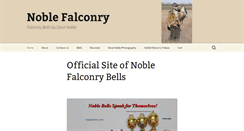 Desktop Screenshot of noblefalconry.com