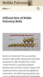 Mobile Screenshot of noblefalconry.com
