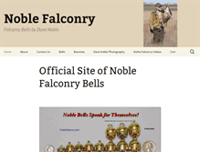 Tablet Screenshot of noblefalconry.com
